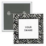 Zebra Photo Frame Button