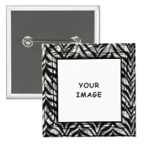 Zebra Photo Frame Button buttons