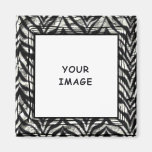 Zebra Photo Frame Magnet