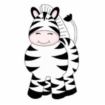 zebra photo sculptures