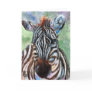 Zebra Portrait ACEO Card