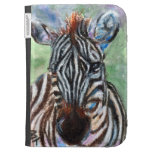 Zebra Portrait ACEO Kindle Covers