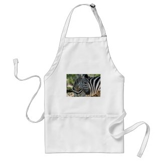 Zebra Pose Apron apron