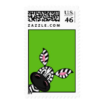 Zebra Postage Stamp