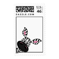 Zebra Postage Stamp