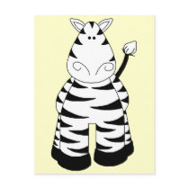 Zebra postcards by kids_tshirts Zebra postcards