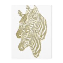 Zebra postcards