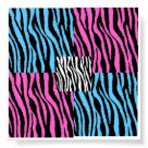 postcard - an andy   zebra poster