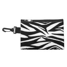 Zebra Print Accessory Bag