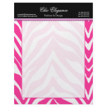 Zebra Print and Lace Letterhead