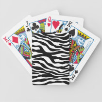 zebra print animal pattern cheetah leopard playing cards