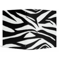 Zebra print Binder
