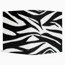 Zebra print Binder
