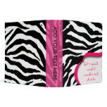 Zebra print binders