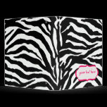 Zebra print binders