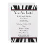 Zebra Print Birthday Party Invitation Zebra Print Birthday Party Invitation