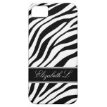 Zebra Print Black & White iPhone 5 Case