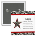 Zebra print Collection Button