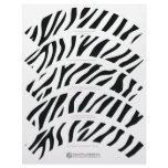 Zebra Print Cupcake Wrappers Letterhead Template