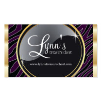 Zebra Print Designer Business Card Template