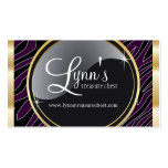 Zebra Print Designer Business Card Template