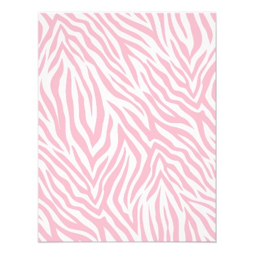 Zebra Print & Diamond Girl or Boy Baby Shower Personalized Announcement