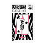 Zebra Print Dress Form Postage postage