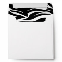 zebra print envelope