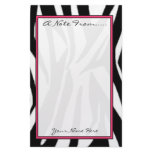 Zebra Print Fashion Stationery