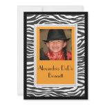 Zebra Print Invitation