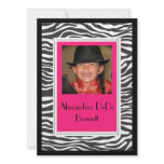 Zebra Print Invitation