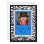 Zebra Print Invitation