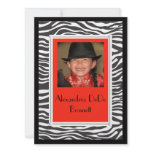 Zebra Print Invitation