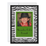 Zebra Print Invitation
