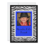 Zebra Print Invitation
