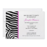 Zebra Print Personalized Announcement