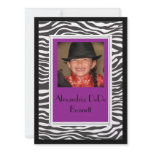 Zebra Print Invitation