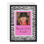 Zebra Print Invitation