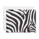 Zebra Print Custom Invite