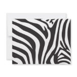 Zebra Print Custom Invite