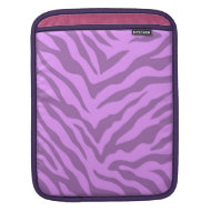 Zebra Print iPad Sleeve - Vertical rickshawsleeve
