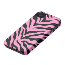 Zebra Print iPhone 4/4S Case Mate Case iPhone 4 Cover