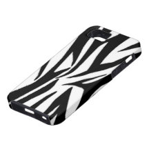 Zebra Print iPhone 5 Case-Mate Case