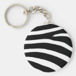 Zebra Print Keychains