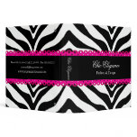Zebra Print &amp; Lace Elegant 1.5" Binder