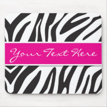 Zebra Print Mouse Pad mousepads