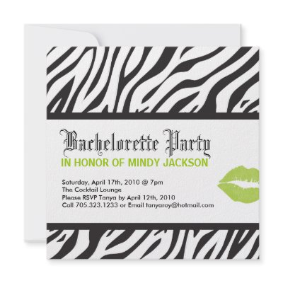 Bachelorette Party Invitations