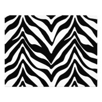 Zebra Print Party Paper letterhead