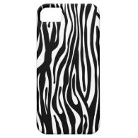 Zebra animal print iPhone Case
