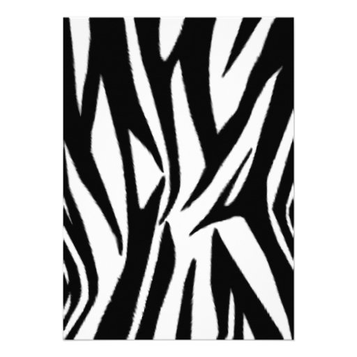 Zebra Print & Pink Graduation Photo Announcement